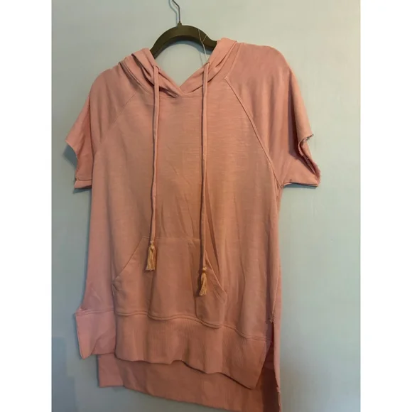 0169 NWT KORI Size Small Light Pink Hoodie - Picture 5 of 10
